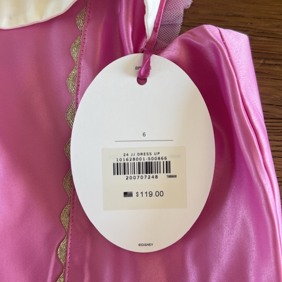 NWT Janie and Jack Disney Aurora Dress Size 6 - Picture 3 of 5